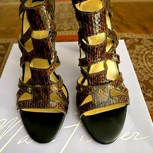 Marc Fisher Leaner2 Brown Multi LL Sandal